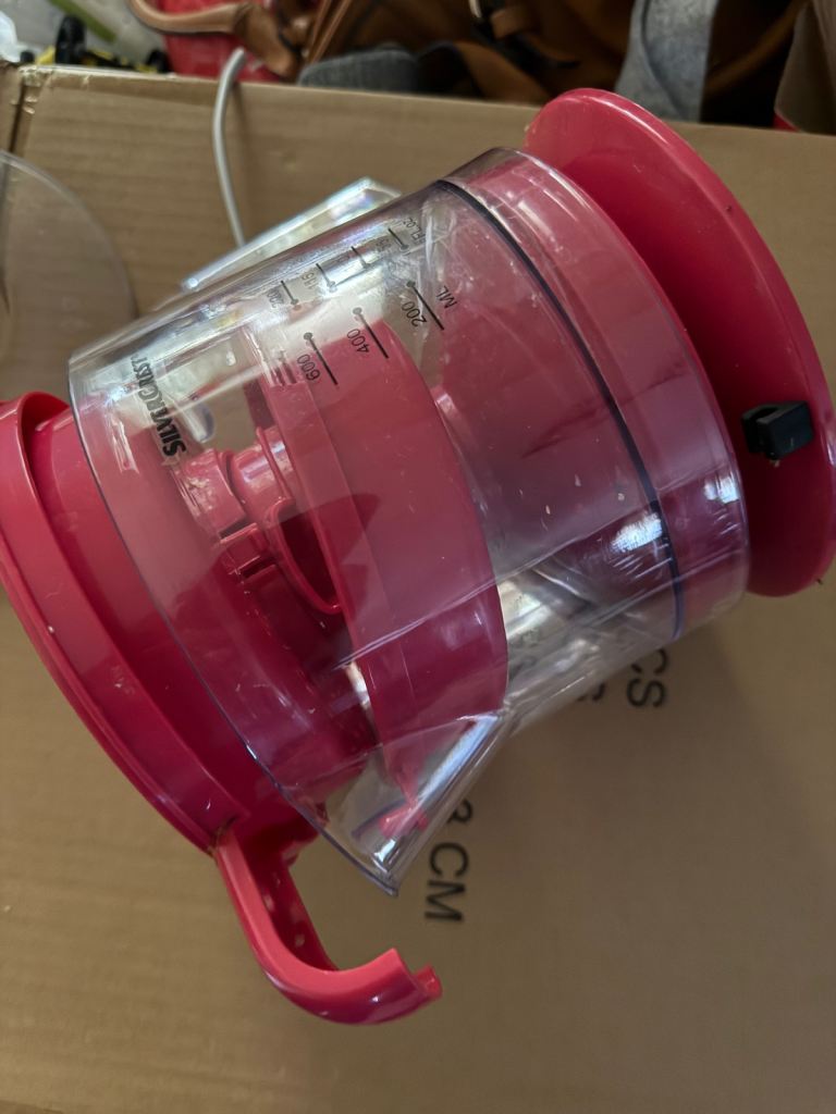 SILVERCREST Electric Citrus Juicer – Red, Good Condition