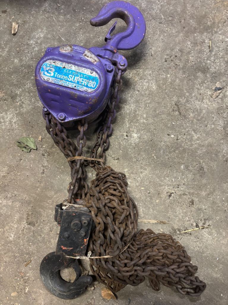 1 Ton & 3 Ton lifting/block&tackle 