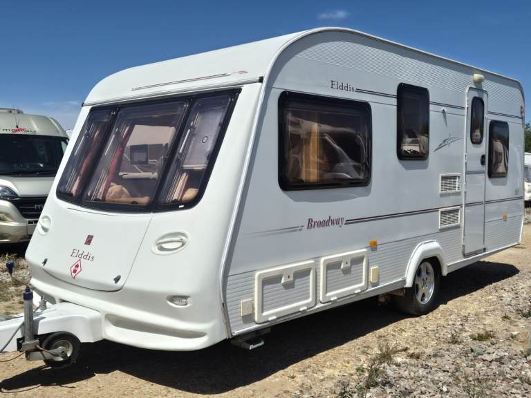 elddis broadway 2003 5 berth caravan light weight (just 1090kg) + awning +mover