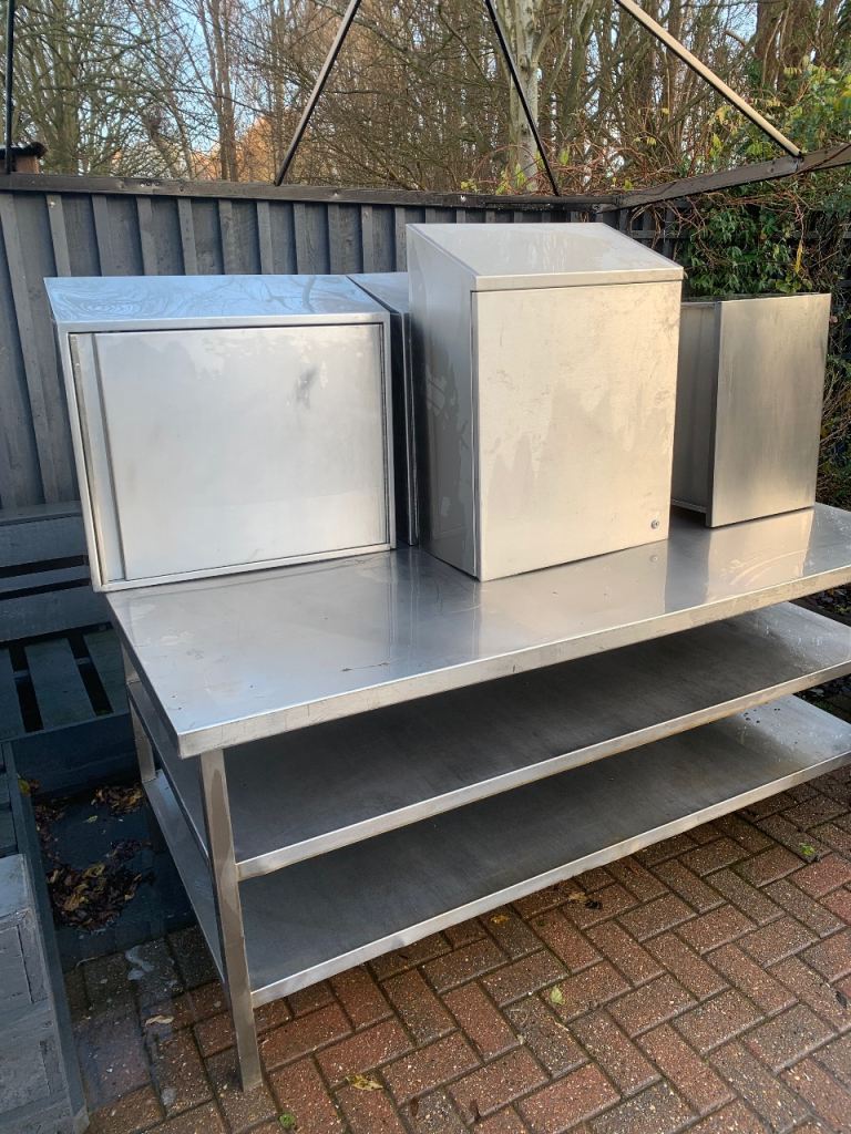 Stainless Steel wall cabinets High Quality Commercial Kitchen