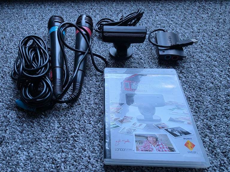 Sing Star camera and microphones for PS3