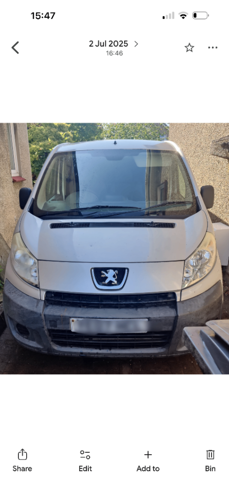 Peugeot, EXPERT, Panel Van, 2007, Manual, 1560 (cc)