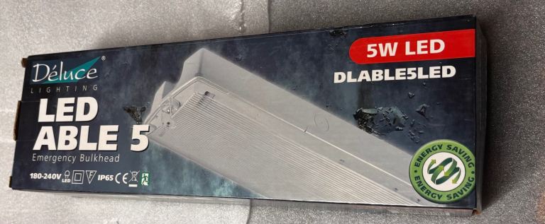 Deluce Lighting LED ABLE 5 Emergency Bulkhead Light - New