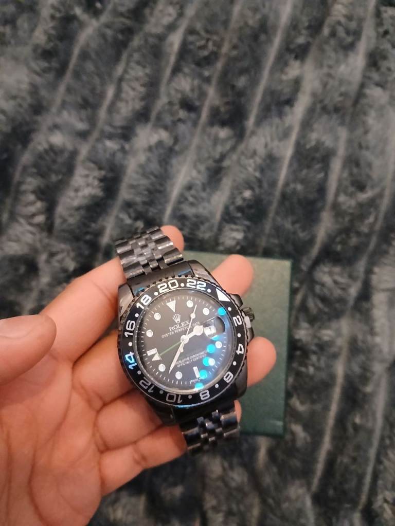 Mens black watch