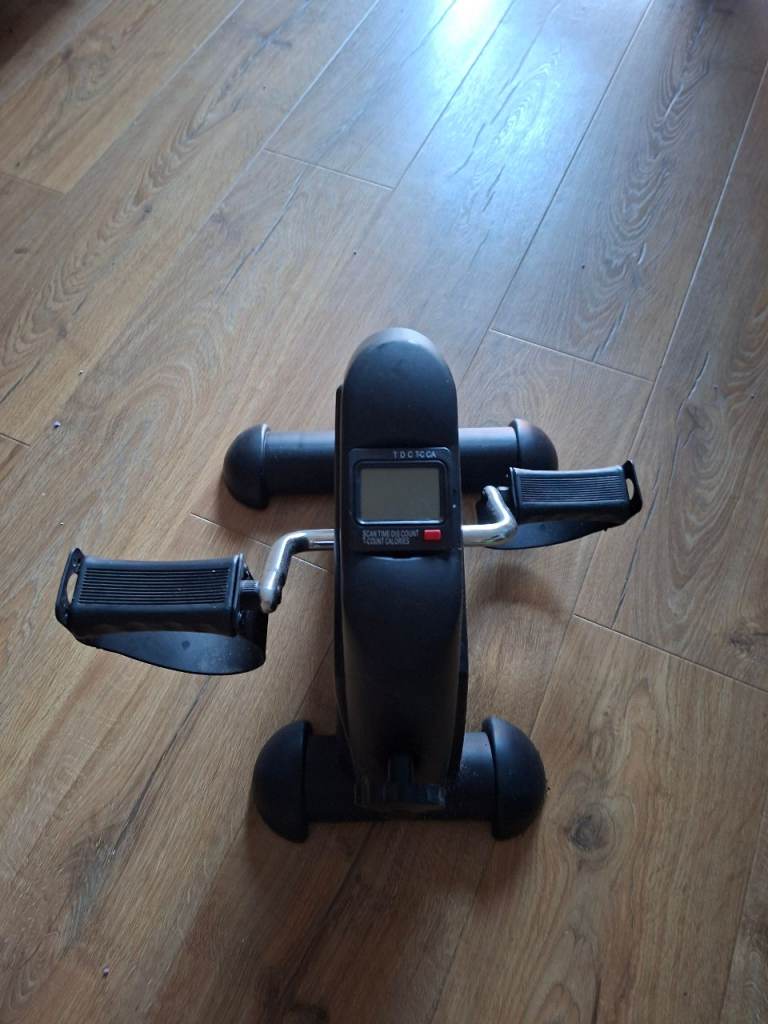 Mini Exercise Bike Pedal Exerciser – Black, Good Condition