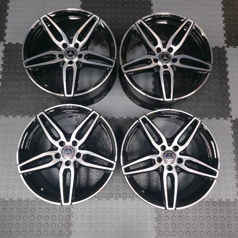 Genuine Mercedes E Class 19" Alloy Wheels AMG W213 Black