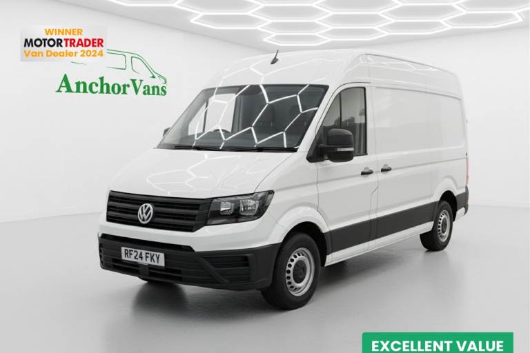 2024 Volkswagen Crafter MWB L2 High Roof Cr35 Tdi Commerce Plus Air Con Sensors EURO 6 Panel Van ...