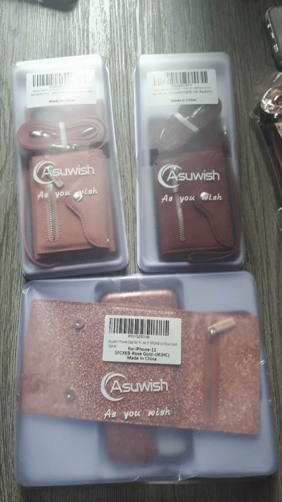 Asuwish iPhone 11 Glitter Rose Gold Phone Case