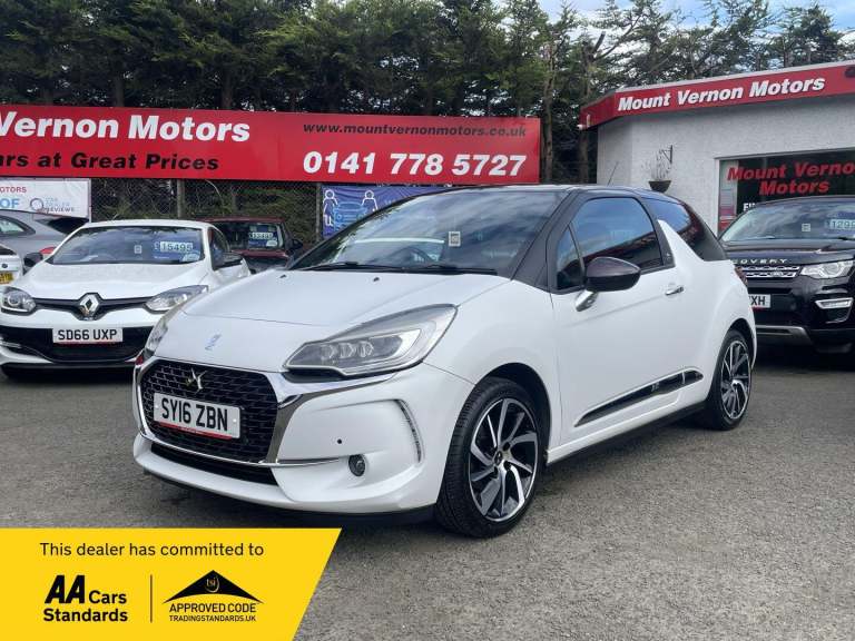 2016 DS Automobiles DS 3 1.2 PureTech Givenchy Le Makeup Euro 6 (s/s) 3dr HATCHBACK Petrol Manual