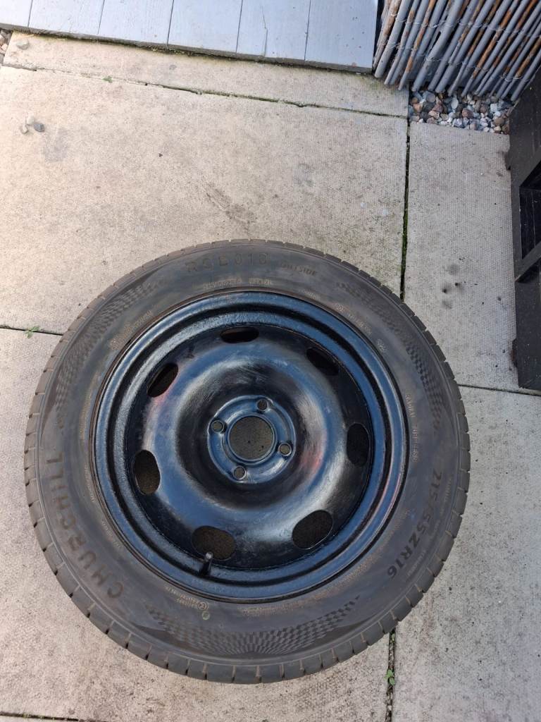 Spare Car Wheel with Tyre 215/55/R16 – Good Condition