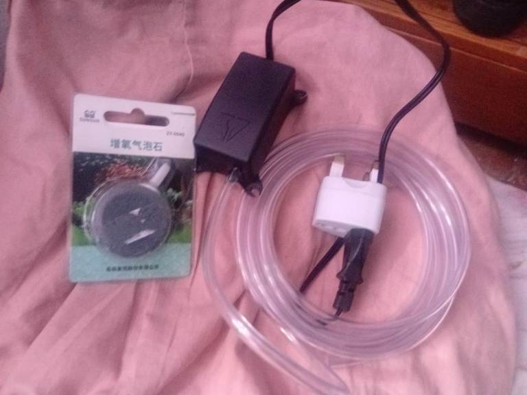 Stone bubble oxygen pump  clear air line  oxygen air pump 
