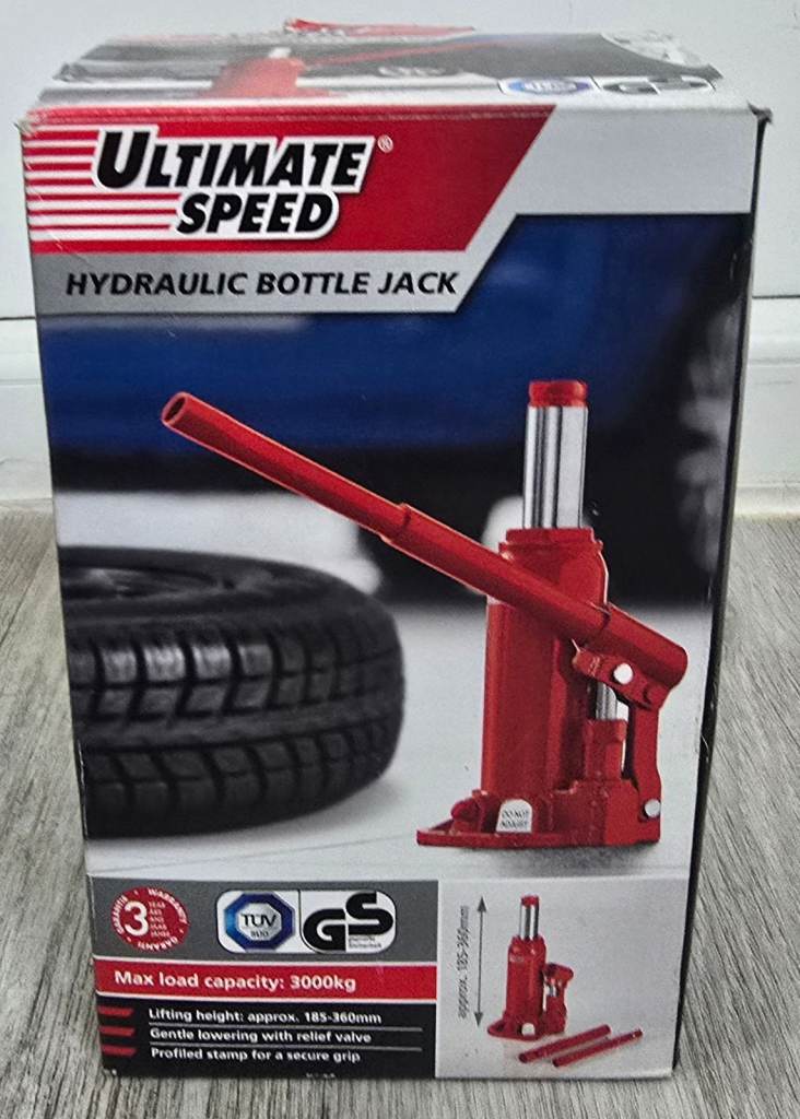 3 Ton Bottle Jack Heavy Duty Hydraulic Lifting Ram,Brand new 
