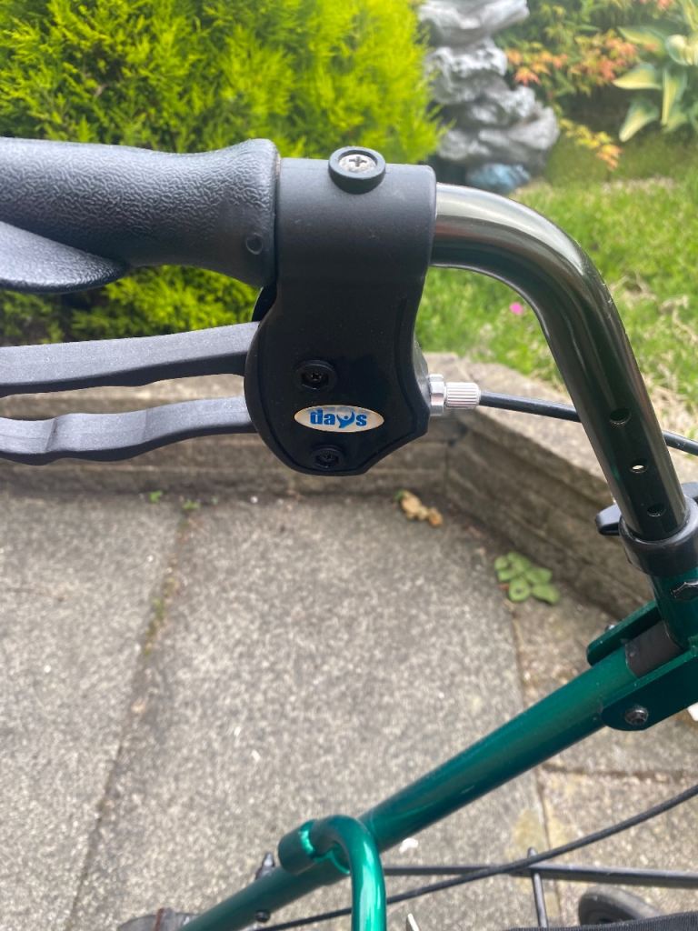 Rollator - wheeled walker with seat