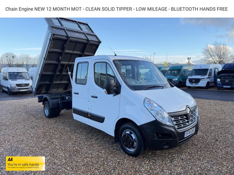 2019 Renault Master 2.3 dCi 35 Business Tipper Double Cab 4dr Diesel Manual RWD LWB Euro 6 (TRW T...