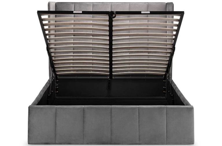 Ottoman Storage Double Bed with Silentnight Mattress.