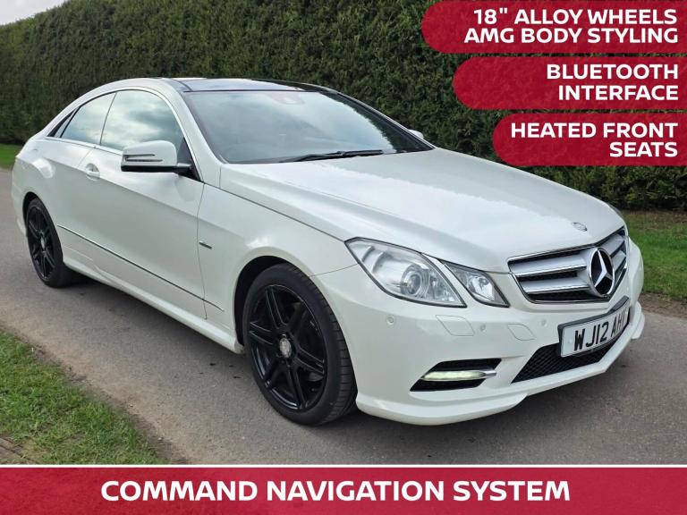 2012 Mercedes-Benz E Class E350 CDI BlueEFFICIENCY [265] Sport 2dr Tip Auto COUPE Diesel Automatic