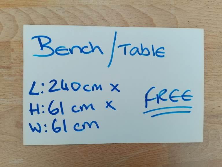 Bench / low table