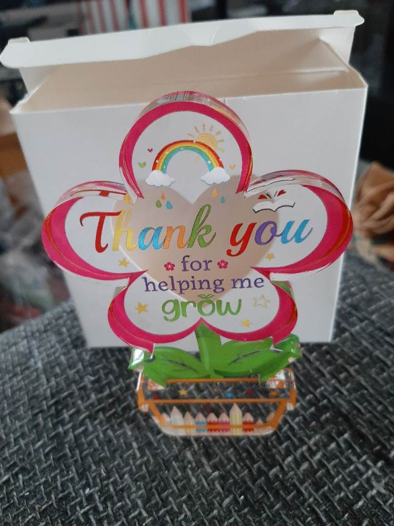 New 'Thank You for Helping Me Grow' Decorative Plaque
