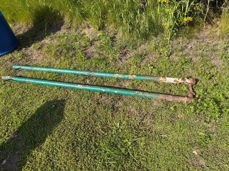 2.4m Galvanised Heavy Duty Clothes Washing Line Post Pole