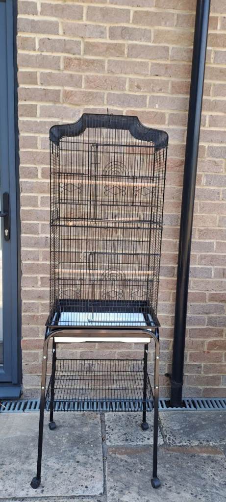 Bird cage with stand