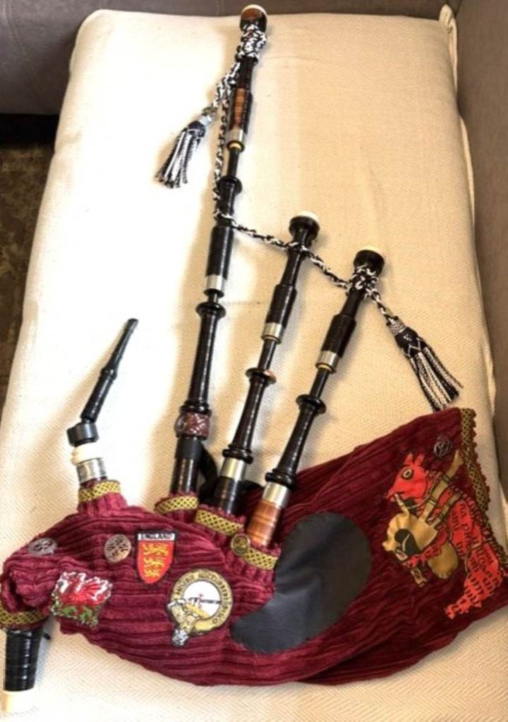 Vintage Robert Reid Highland Pipes