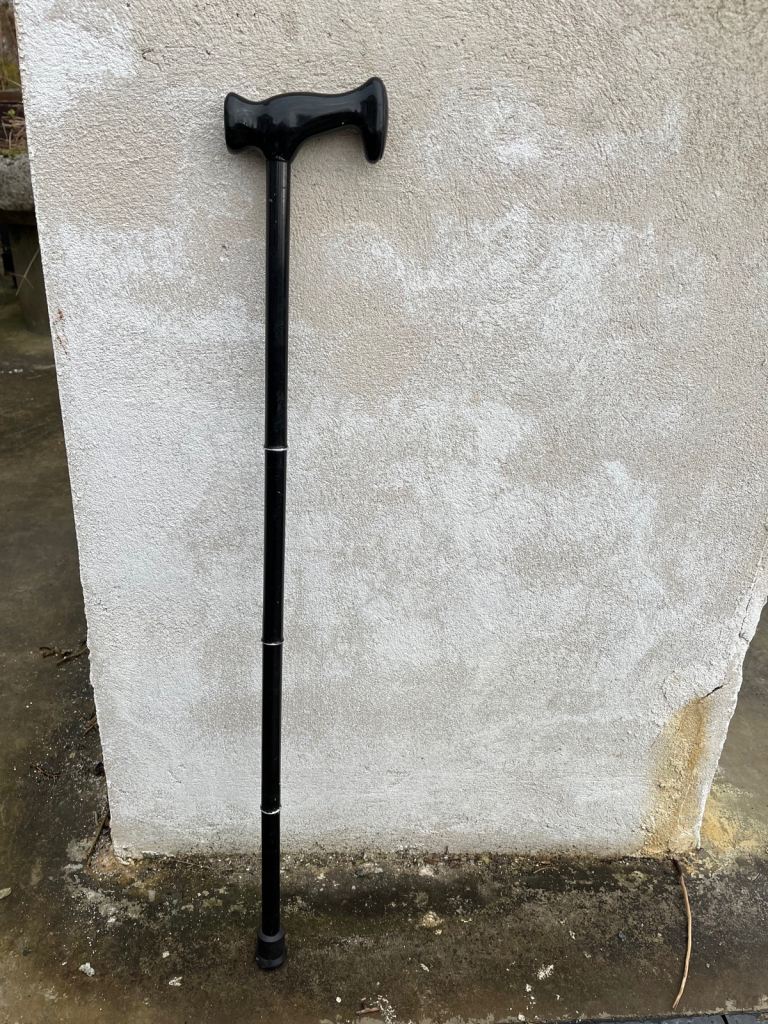 Pre-loved black walking stick