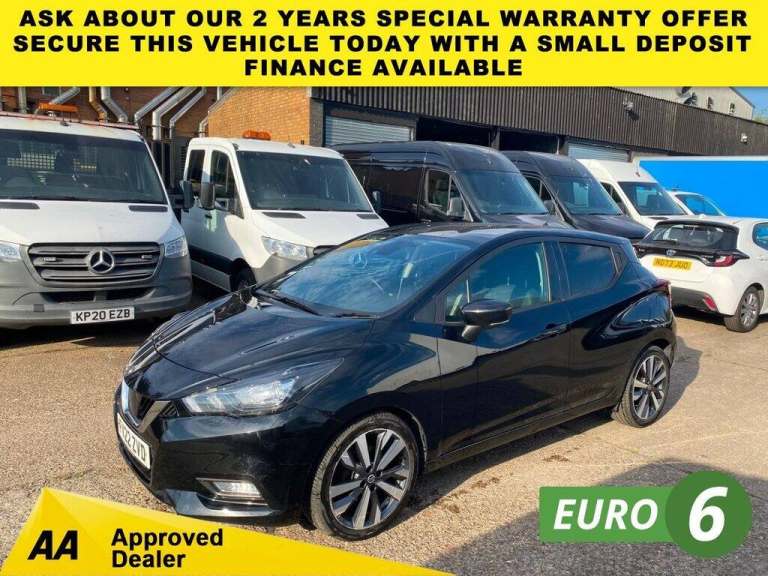 2022 22 NISSAN MICRA 1.0 IG-T TEKNA  HATCHBACK 5DR PETROL MANUAL 90BHP. EURO 6 U