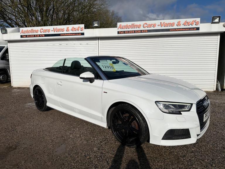 2017 Audi A3 Cabriolet 1.6 TDI S line Euro 6 (s/s) 2dr CONVERTIBLE Diesel Manual