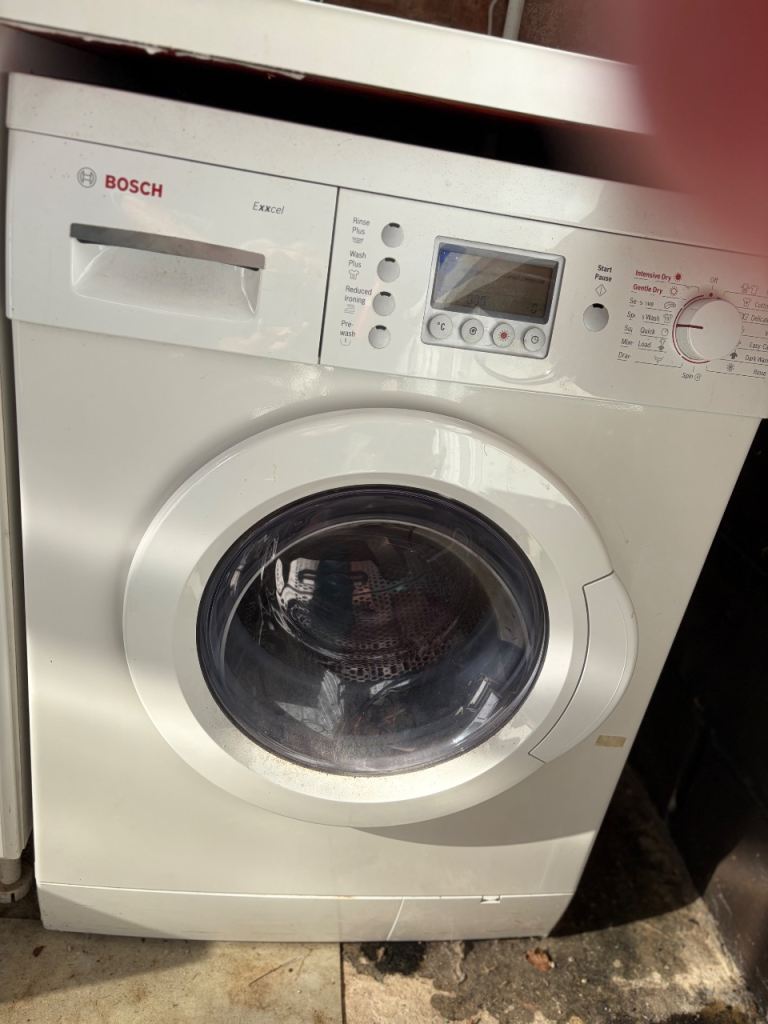 Bosch Exxcel Washer-dryer – White, Good Condition