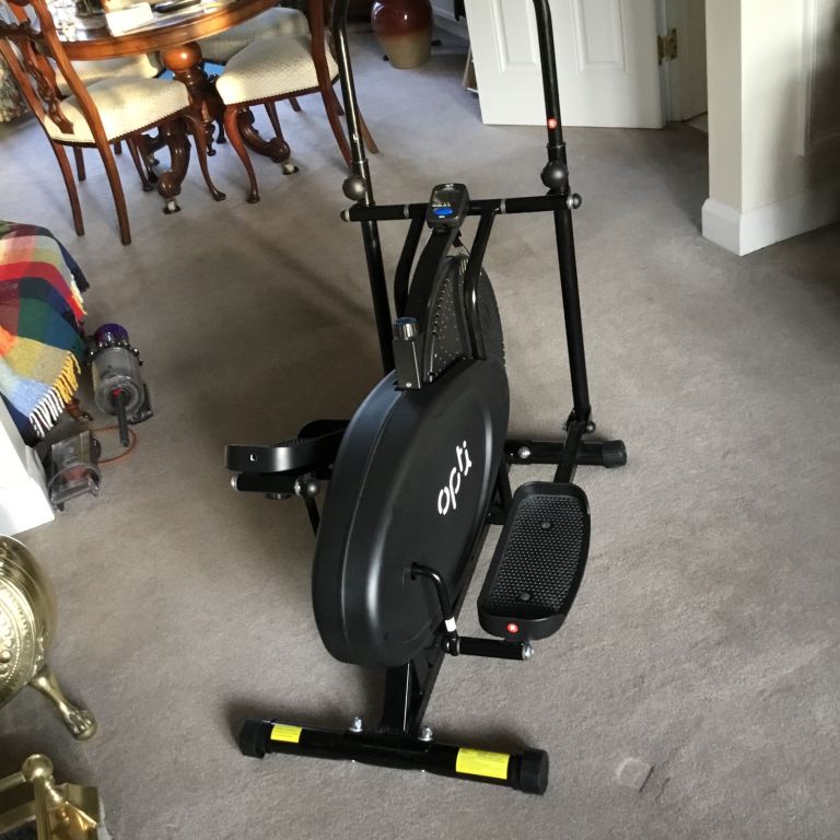 Exercise bike opti Two in one air cross training and exercise bike