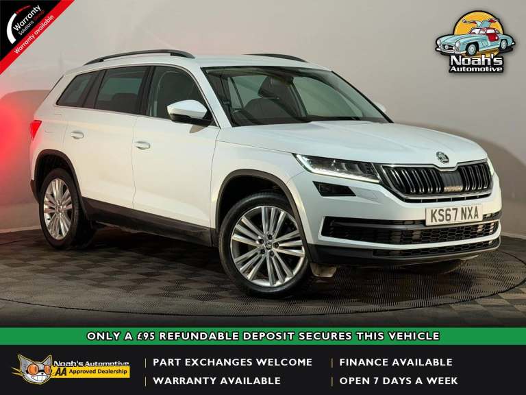 2017 67 SKODA KODIAQ SE L 2.0 TDI DIESEL DSG AUTOMATIC 4WD 4X4 7 SEATER SUV
