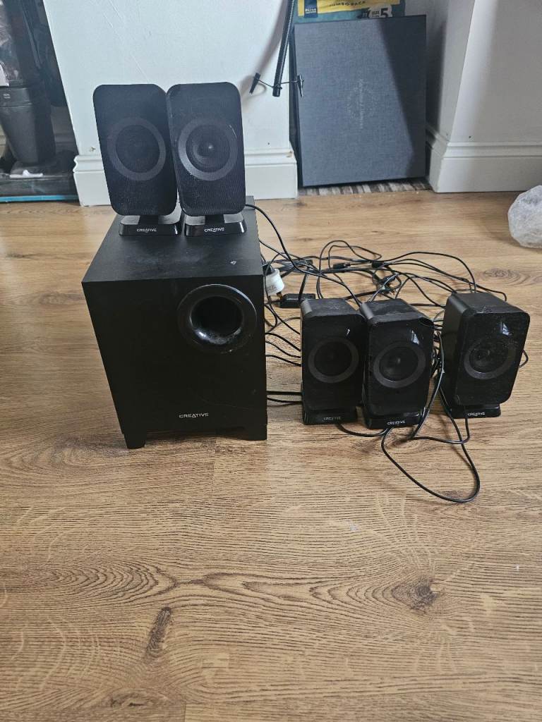 Creative  Speakers T6160 & Sound Blaster  AE 5 Sound Card