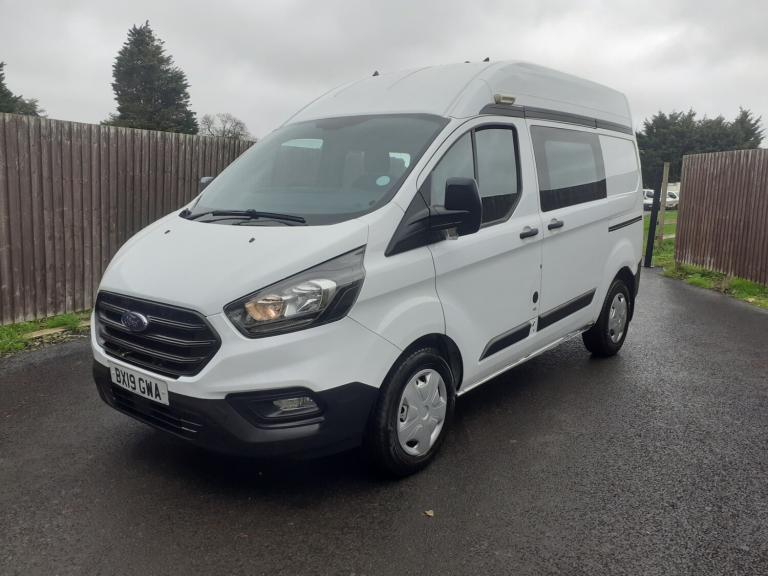 2019 Ford Transit Custom 340 2.0 TDCi 130ps High Roof Crew Van EX POLICE + VAT PANEL VAN Diesel M...
