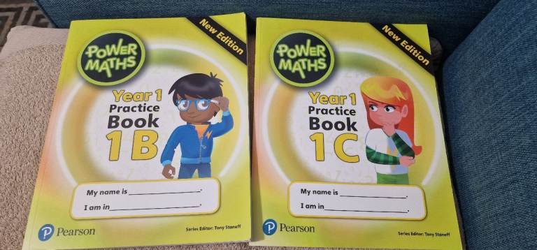 Power Maths Year 1  Practice Books  (1B & 1C) 