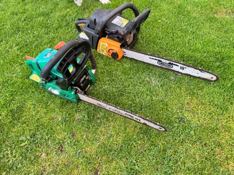 Two chainsaws.. 