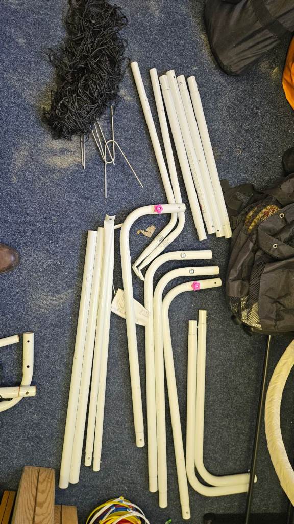 Kipsta metal football goal posts 