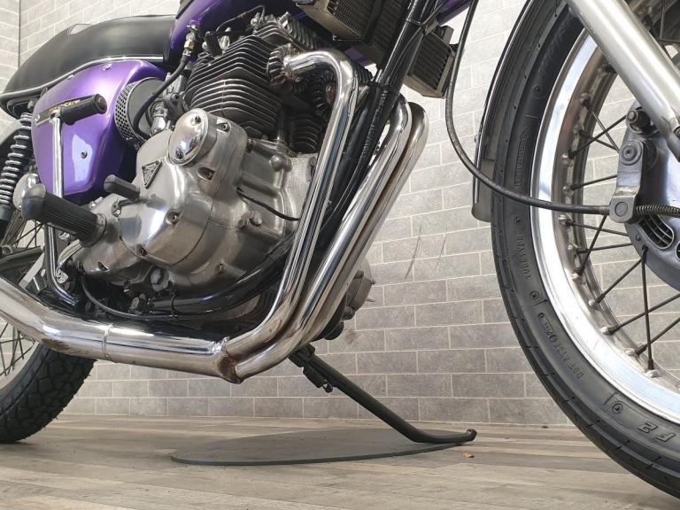 1973 TRIUMPH TRIDENT T150 Matching Numbers Piper 3-1 Exhaust TimeWarp Cafe Ra...