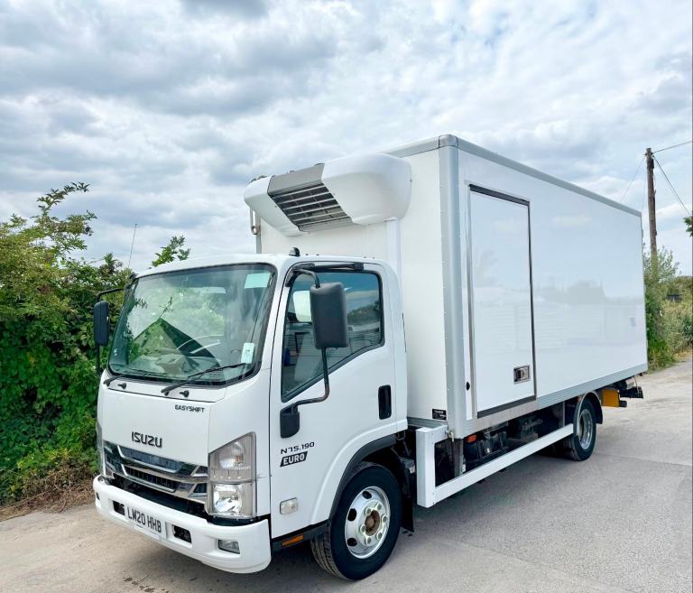 2020 ISUZU FORWARD N75.190 FRIDGE FREEZER 80,000 MILES TAIL-LIFT 3 SEAT EURO-6