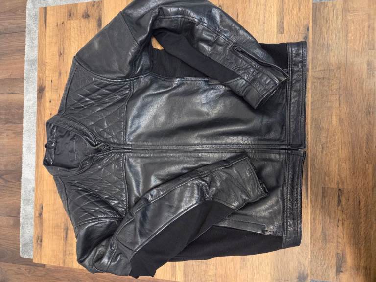 Mens Leather Motorcycle Jacket