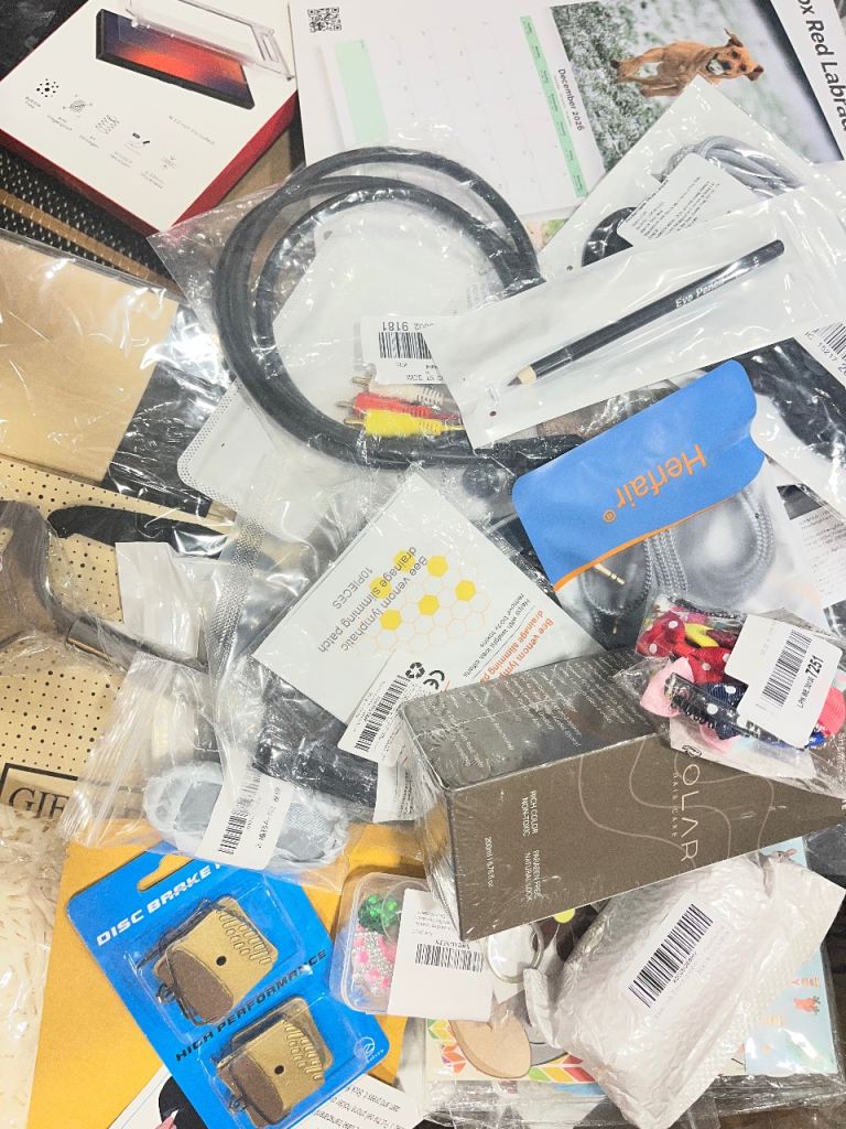 Joblot of tech items, household goods, beauty, etc for resellers OVER 90 items total
