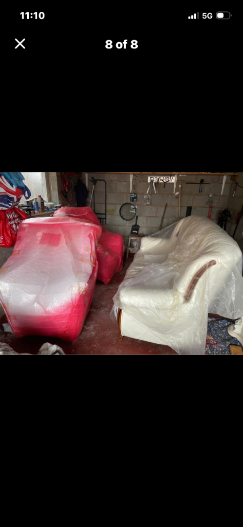 Sofa and two chairs