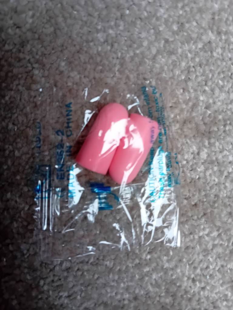 FREE sponge ear plugs new in packet