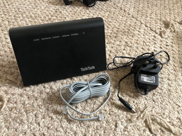Talk Talk Huawei Wireless Super Router HG633 Unit In Black Colour