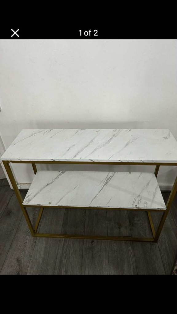 Marble side table / console table