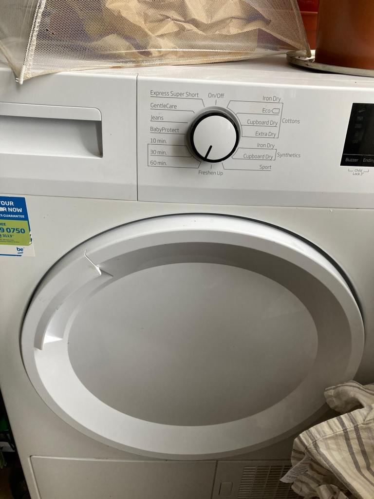 Beko dtbc8001w tumble dryer