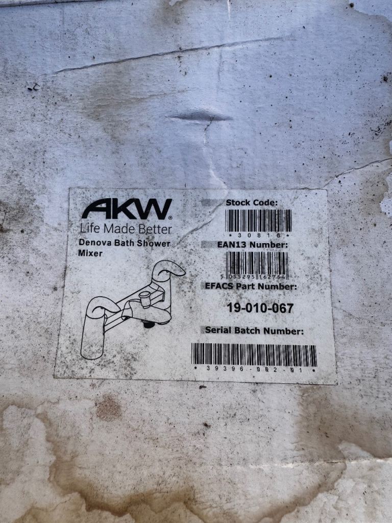 AKW Denova Bath Shower Mixer – Brand New