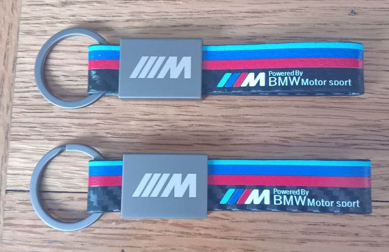 2 Bmw M sport Keyrings 