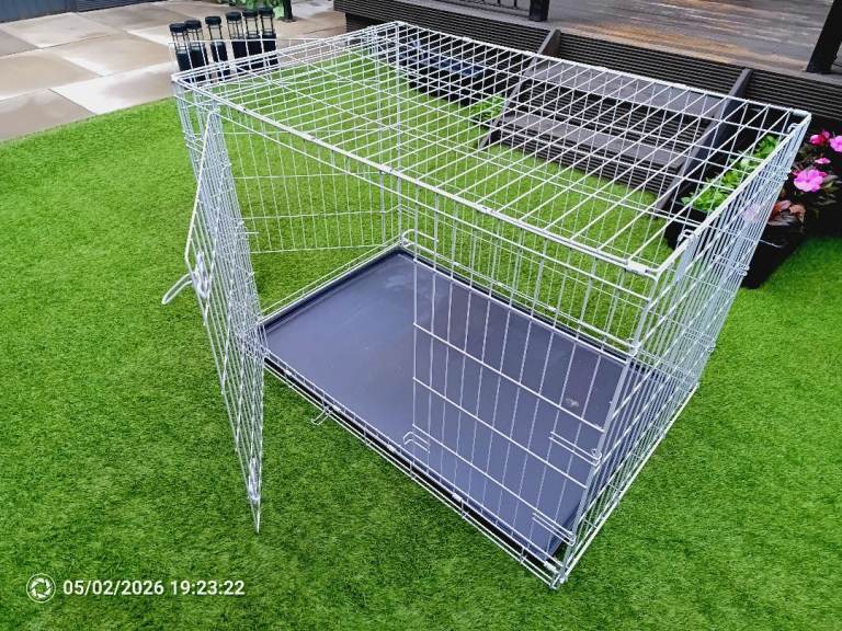 Double Door 42 inch Pet Cage - Extra Large