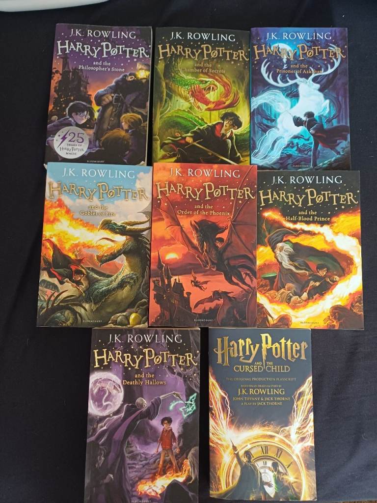 Harry Potter Book Collection by J.K. Rowling – Good Condition