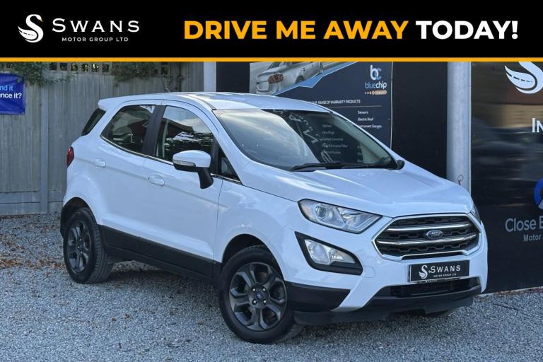 2018 Ford EcoSport 1.0 EcoBoost Zetec Petrol Manual 5 Door Hatchback White